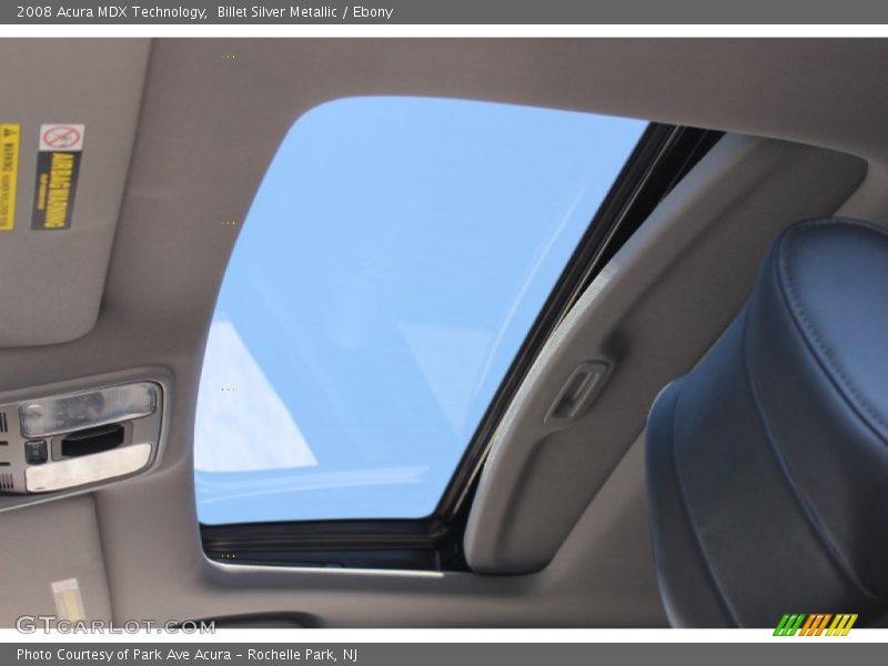 Billet Silver Metallic / Ebony 2008 Acura MDX Technology
