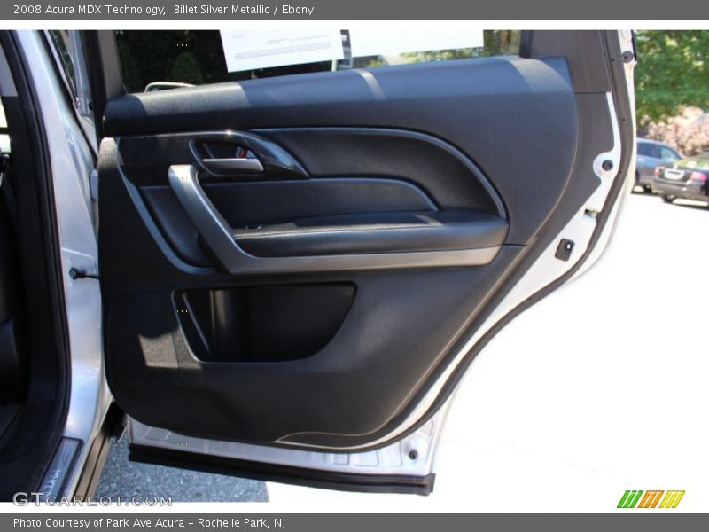 Billet Silver Metallic / Ebony 2008 Acura MDX Technology