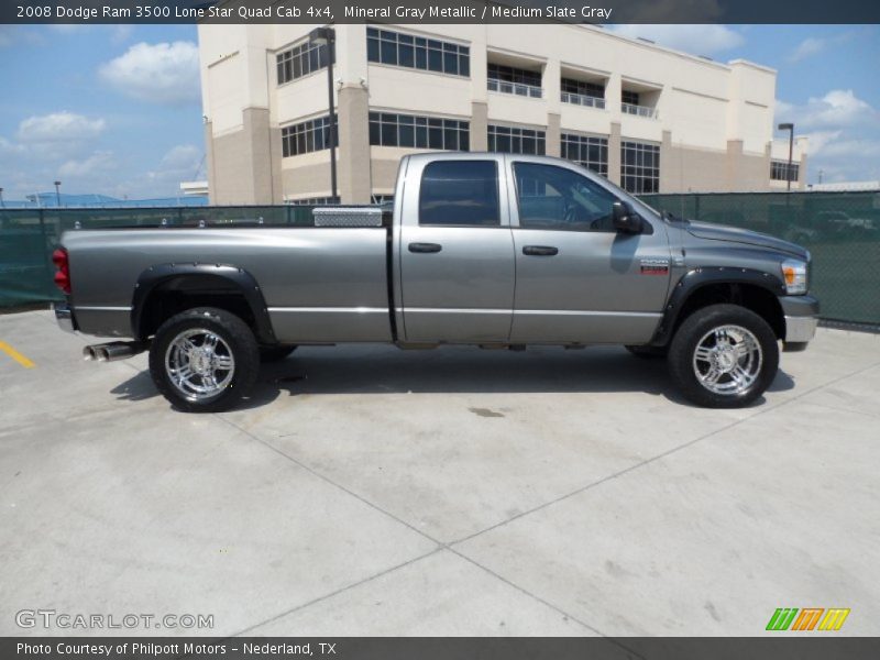  2008 Ram 3500 Lone Star Quad Cab 4x4 Mineral Gray Metallic