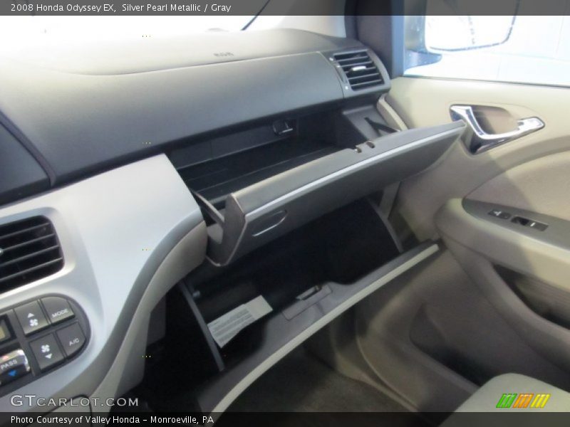 Silver Pearl Metallic / Gray 2008 Honda Odyssey EX