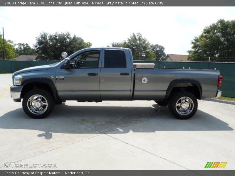  2008 Ram 3500 Lone Star Quad Cab 4x4 Mineral Gray Metallic
