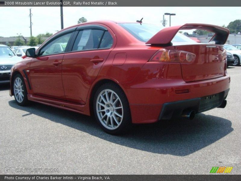  2008 Lancer Evolution GSR Rally Red Metallic