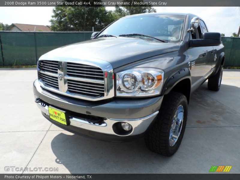 Mineral Gray Metallic / Medium Slate Gray 2008 Dodge Ram 3500 Lone Star Quad Cab 4x4