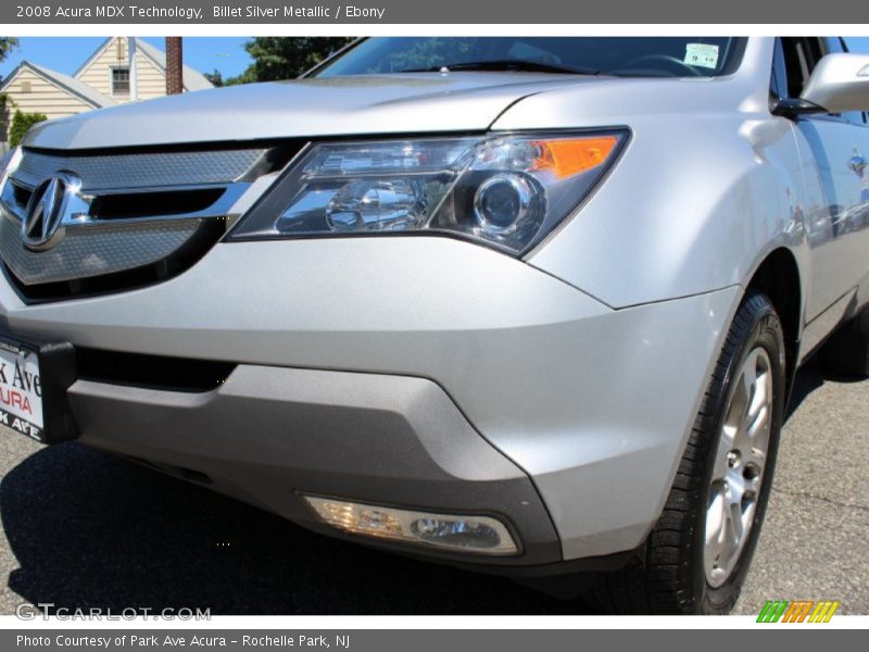 Billet Silver Metallic / Ebony 2008 Acura MDX Technology