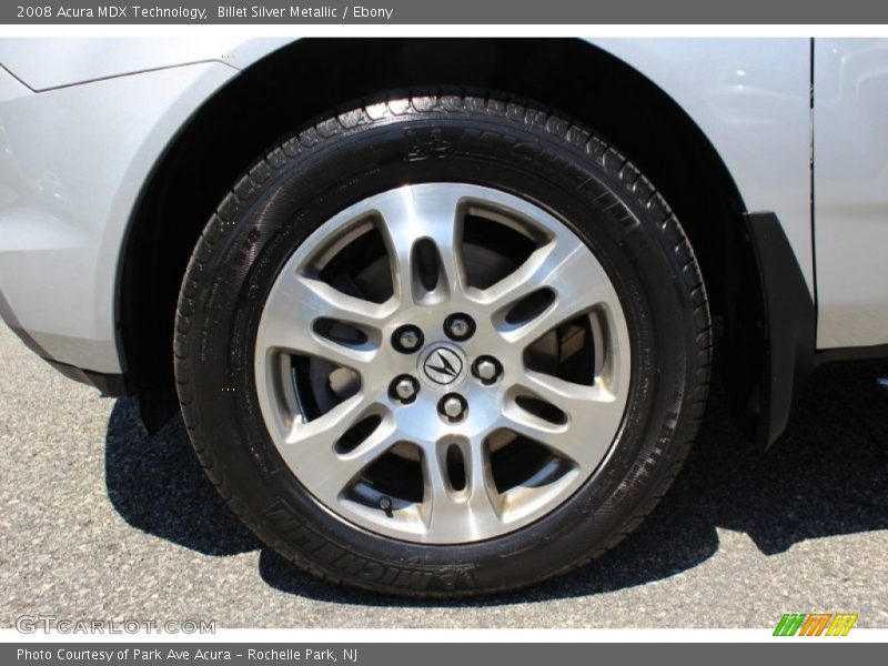 Billet Silver Metallic / Ebony 2008 Acura MDX Technology