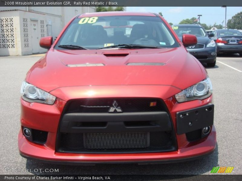  2008 Lancer Evolution GSR Rally Red Metallic