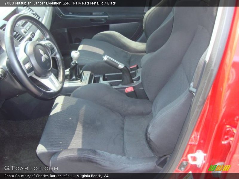  2008 Lancer Evolution GSR Black Interior