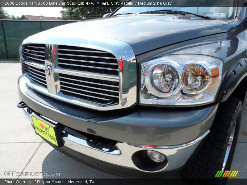 Mineral Gray Metallic / Medium Slate Gray 2008 Dodge Ram 3500 Lone Star Quad Cab 4x4
