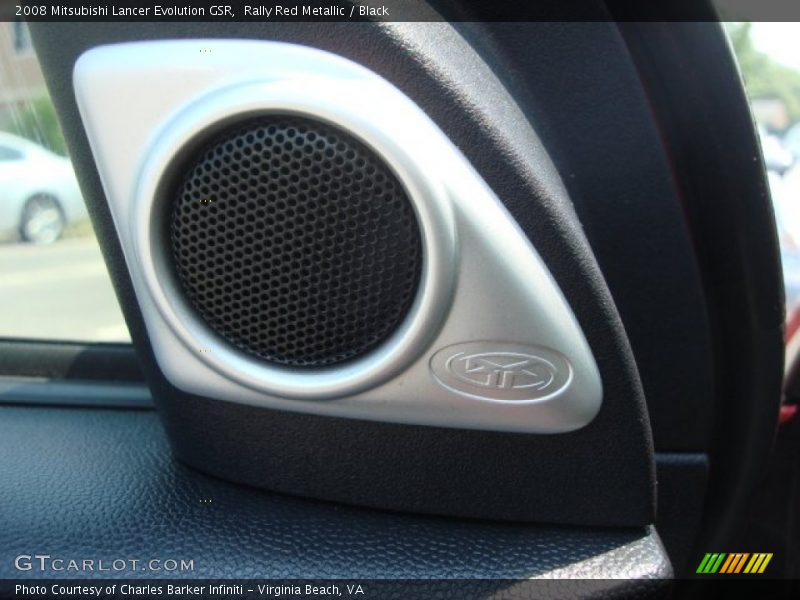 Rally Red Metallic / Black 2008 Mitsubishi Lancer Evolution GSR