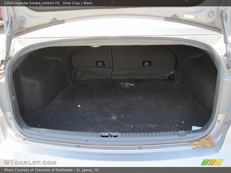 Steel Gray / Black 2008 Hyundai Sonata Limited V6
