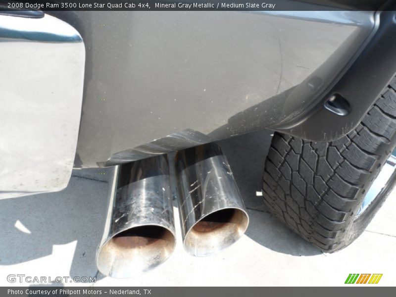 Mineral Gray Metallic / Medium Slate Gray 2008 Dodge Ram 3500 Lone Star Quad Cab 4x4