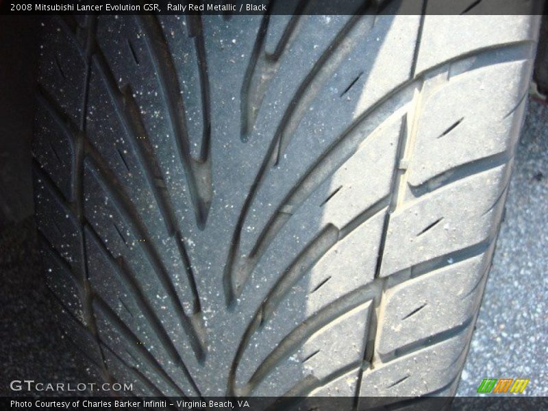 Rally Red Metallic / Black 2008 Mitsubishi Lancer Evolution GSR