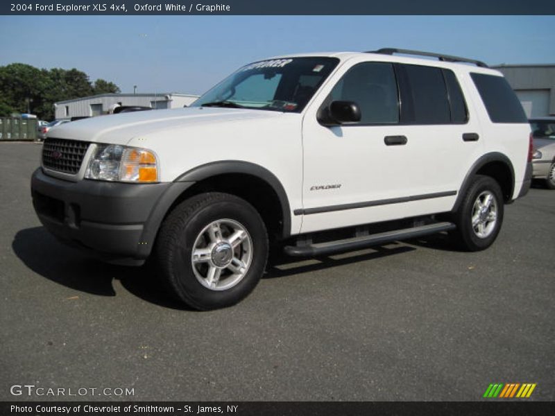 Oxford White / Graphite 2004 Ford Explorer XLS 4x4