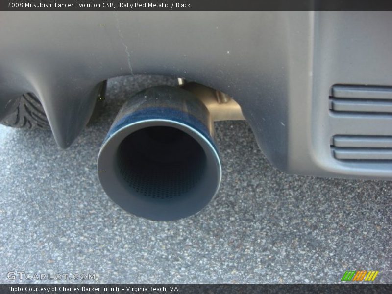 Rally Red Metallic / Black 2008 Mitsubishi Lancer Evolution GSR