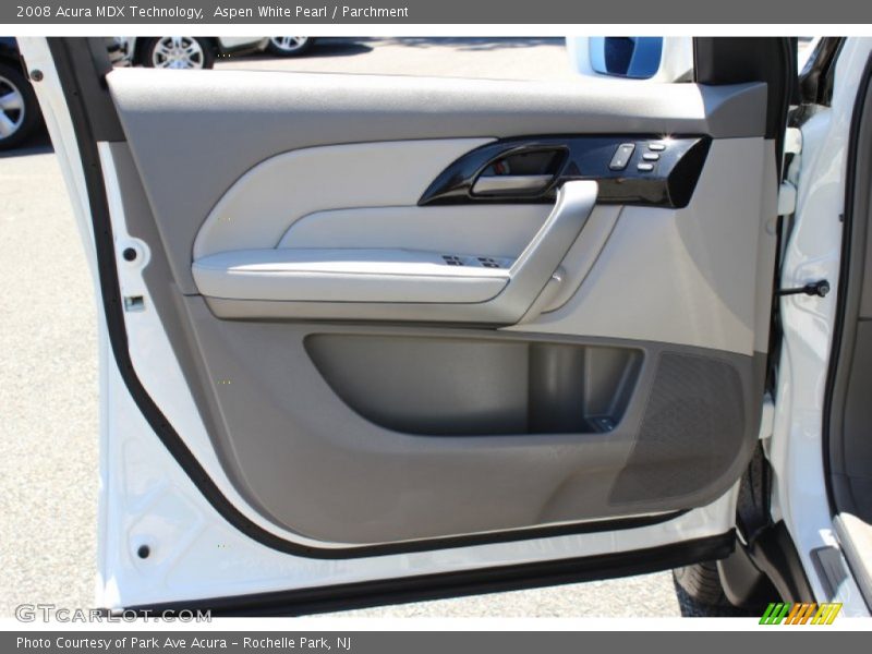 Aspen White Pearl / Parchment 2008 Acura MDX Technology