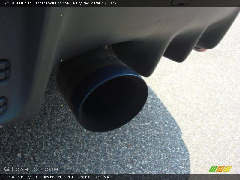 Rally Red Metallic / Black 2008 Mitsubishi Lancer Evolution GSR
