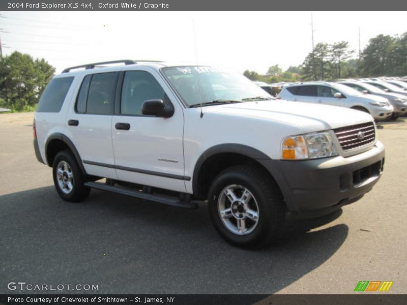 Oxford White / Graphite 2004 Ford Explorer XLS 4x4