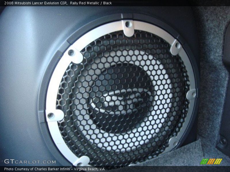 Rally Red Metallic / Black 2008 Mitsubishi Lancer Evolution GSR