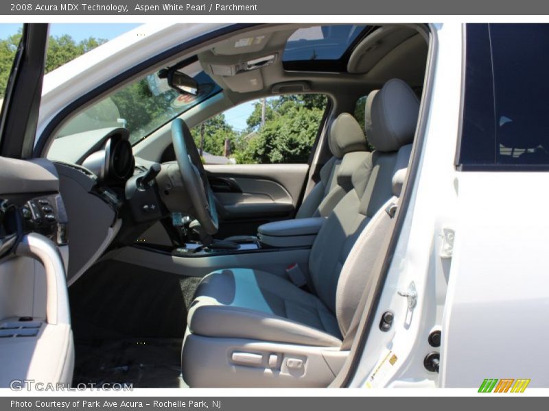 Aspen White Pearl / Parchment 2008 Acura MDX Technology