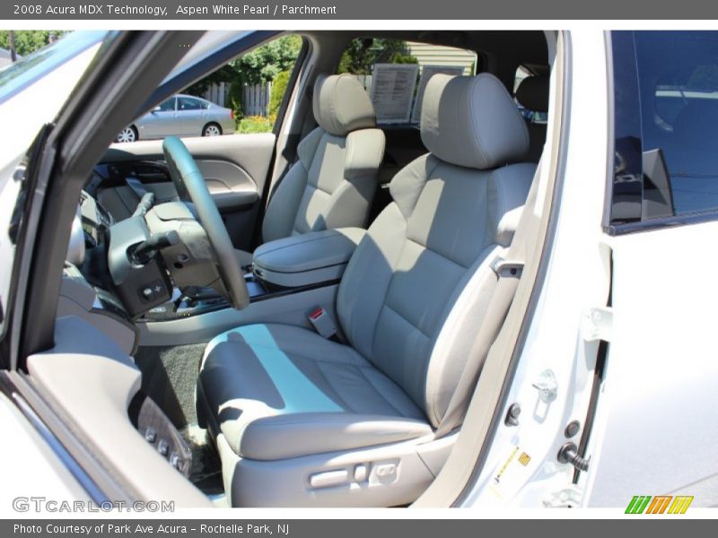 Aspen White Pearl / Parchment 2008 Acura MDX Technology