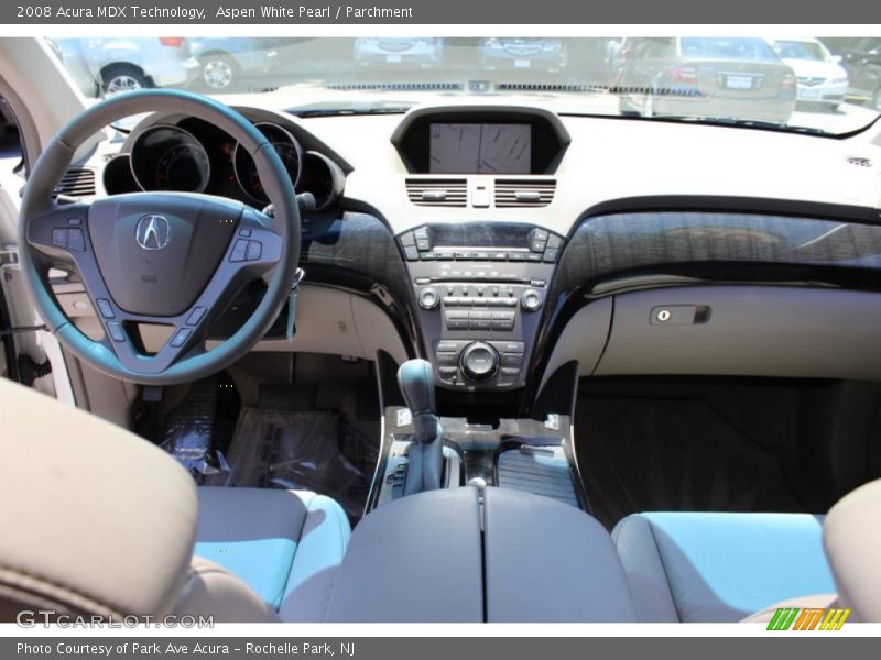 Aspen White Pearl / Parchment 2008 Acura MDX Technology