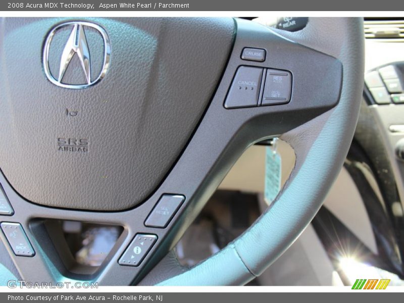 Aspen White Pearl / Parchment 2008 Acura MDX Technology