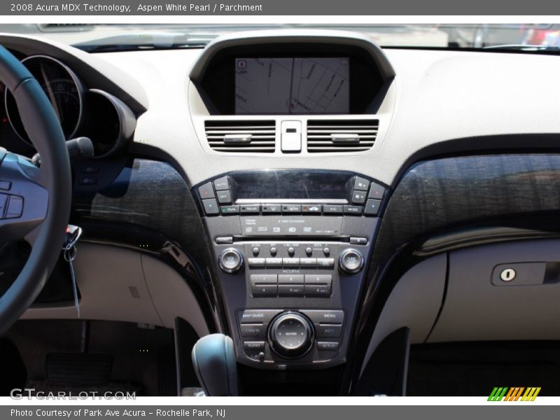 Aspen White Pearl / Parchment 2008 Acura MDX Technology