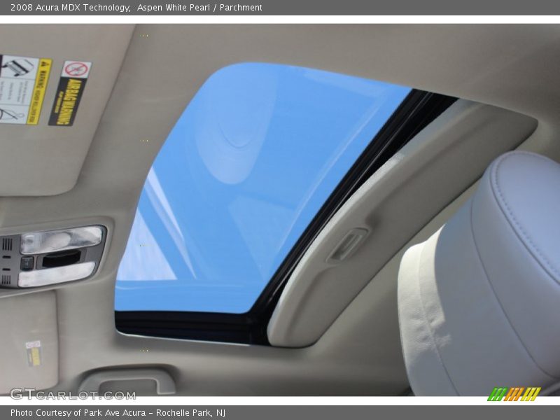 Aspen White Pearl / Parchment 2008 Acura MDX Technology