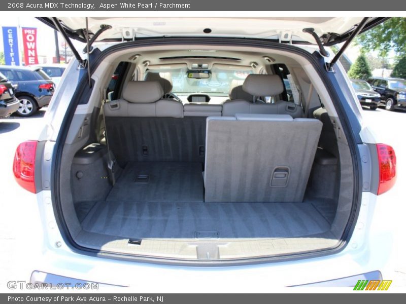 Aspen White Pearl / Parchment 2008 Acura MDX Technology
