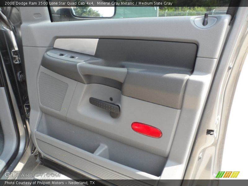 Mineral Gray Metallic / Medium Slate Gray 2008 Dodge Ram 3500 Lone Star Quad Cab 4x4