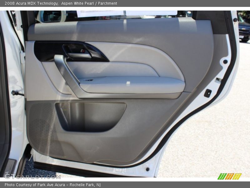 Aspen White Pearl / Parchment 2008 Acura MDX Technology