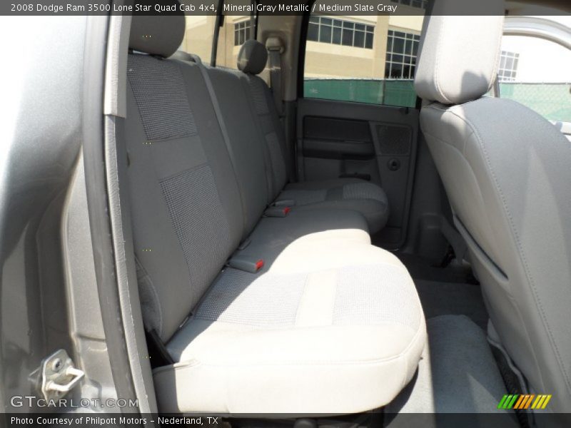  2008 Ram 3500 Lone Star Quad Cab 4x4 Medium Slate Gray Interior