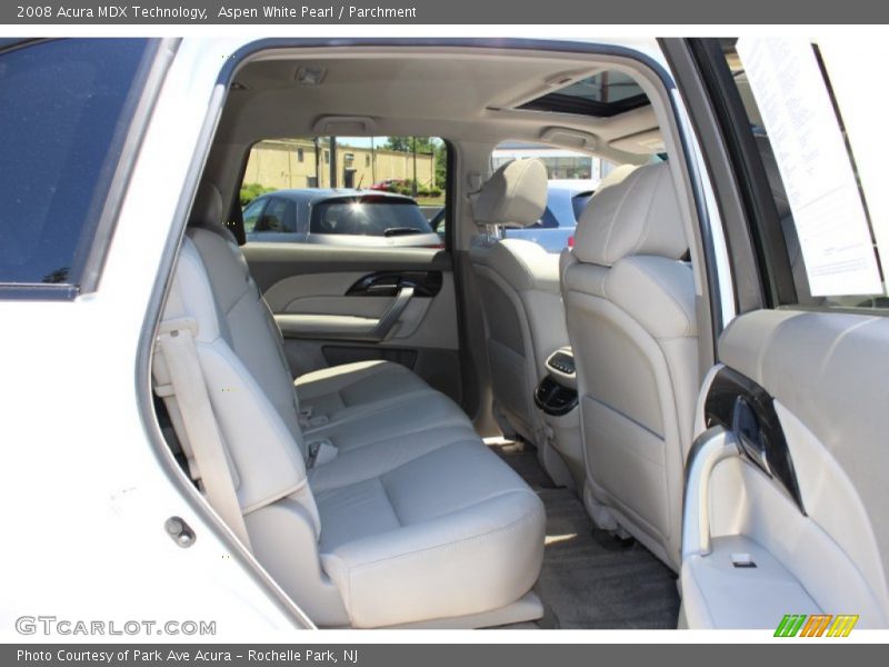 Aspen White Pearl / Parchment 2008 Acura MDX Technology