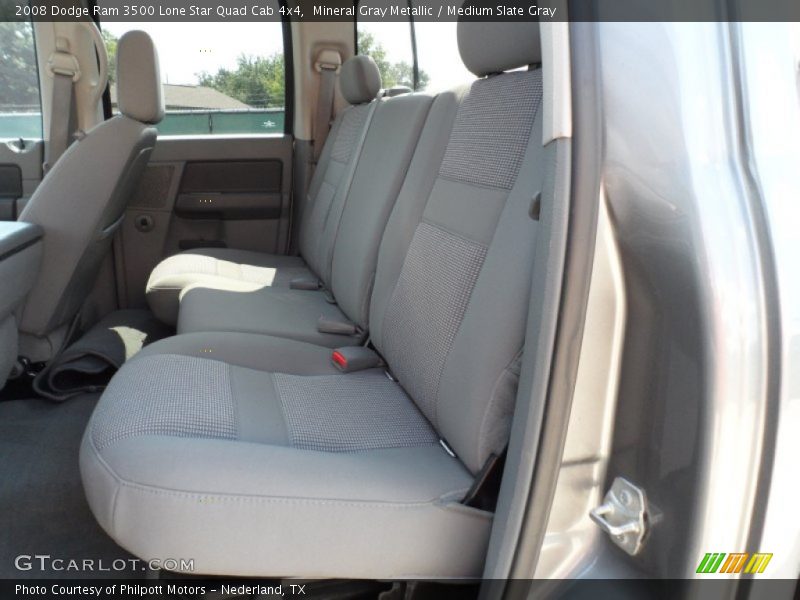 Mineral Gray Metallic / Medium Slate Gray 2008 Dodge Ram 3500 Lone Star Quad Cab 4x4