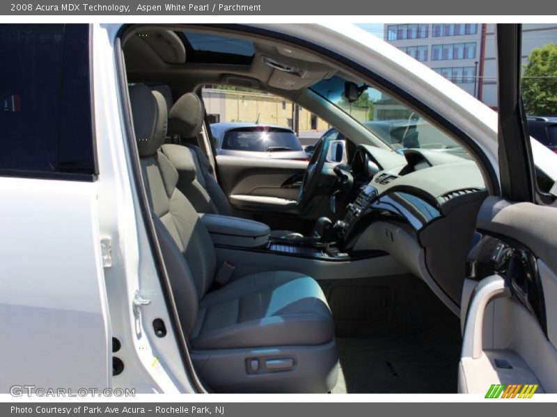Aspen White Pearl / Parchment 2008 Acura MDX Technology