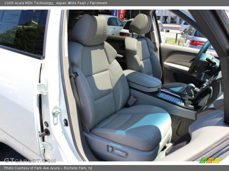 Aspen White Pearl / Parchment 2008 Acura MDX Technology