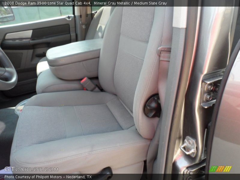Mineral Gray Metallic / Medium Slate Gray 2008 Dodge Ram 3500 Lone Star Quad Cab 4x4