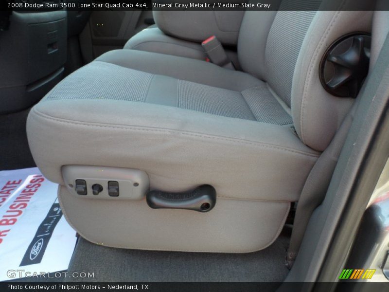 Mineral Gray Metallic / Medium Slate Gray 2008 Dodge Ram 3500 Lone Star Quad Cab 4x4