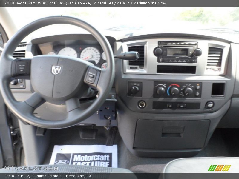 Dashboard of 2008 Ram 3500 Lone Star Quad Cab 4x4