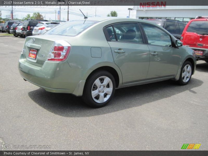 Metallic Jade / Charcoal/Steel 2007 Nissan Sentra 2.0 S