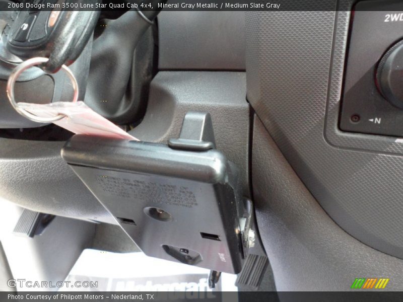 Mineral Gray Metallic / Medium Slate Gray 2008 Dodge Ram 3500 Lone Star Quad Cab 4x4