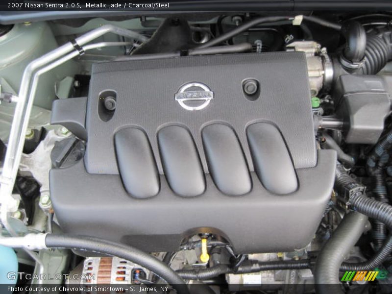 Metallic Jade / Charcoal/Steel 2007 Nissan Sentra 2.0 S
