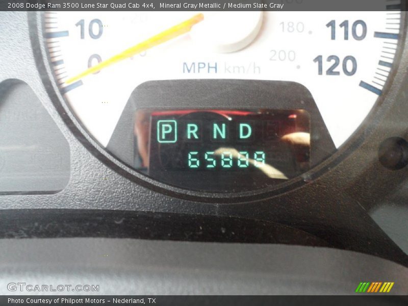 Mineral Gray Metallic / Medium Slate Gray 2008 Dodge Ram 3500 Lone Star Quad Cab 4x4