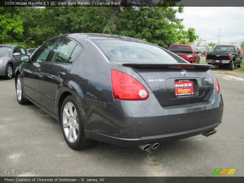 Dark Slate Metallic / Charcoal Black 2008 Nissan Maxima 3.5 SE