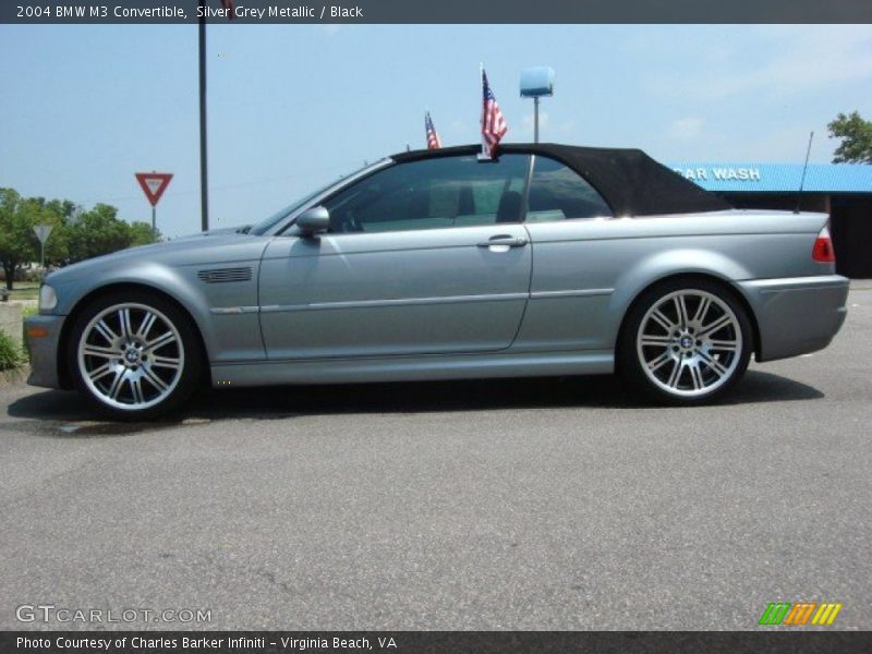 Silver Grey Metallic / Black 2004 BMW M3 Convertible