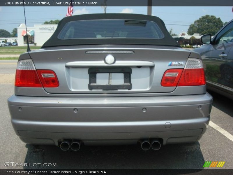 Silver Grey Metallic / Black 2004 BMW M3 Convertible