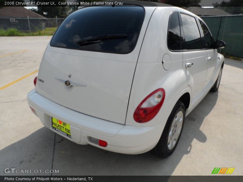 Cool Vanilla White / Pastel Slate Gray 2008 Chrysler PT Cruiser LX