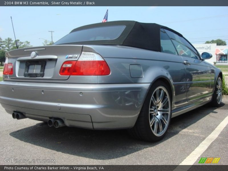 Silver Grey Metallic / Black 2004 BMW M3 Convertible