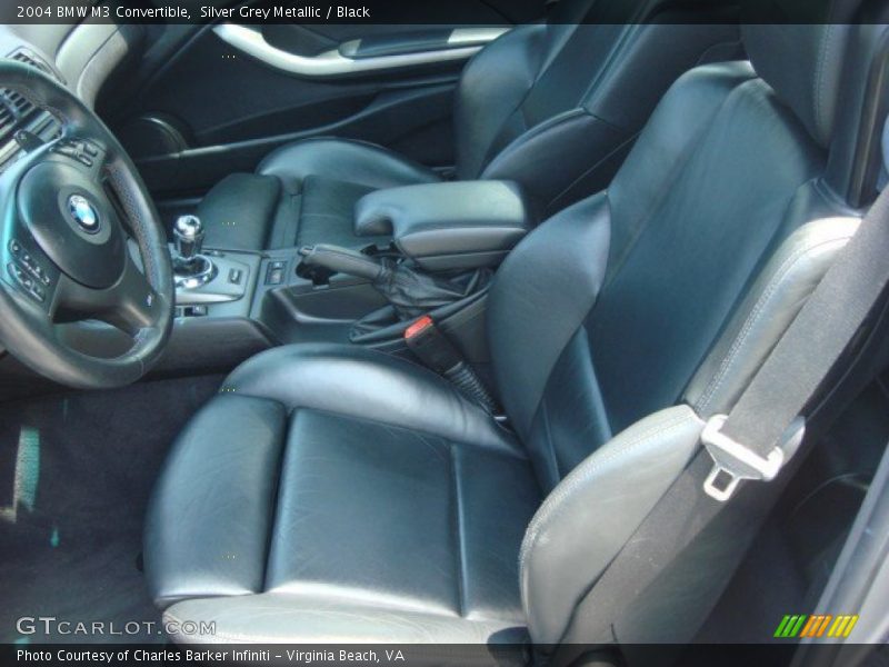 Silver Grey Metallic / Black 2004 BMW M3 Convertible