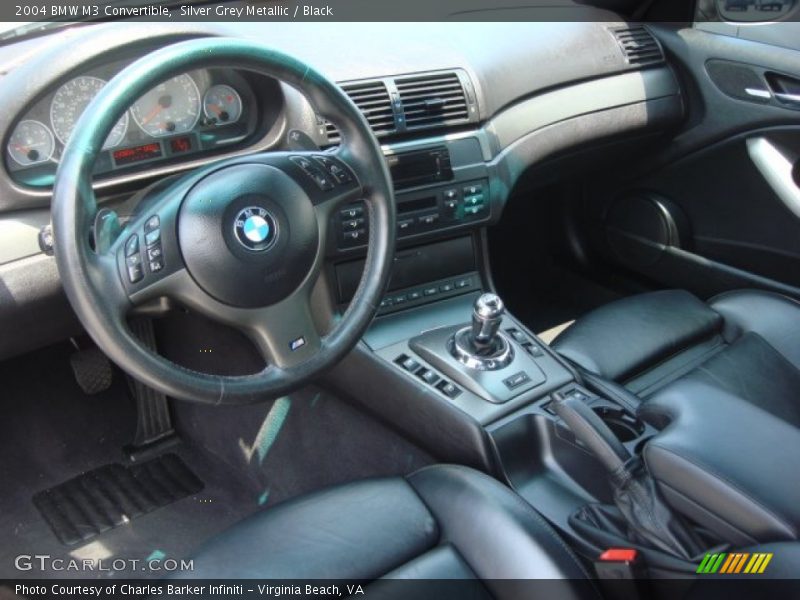 Silver Grey Metallic / Black 2004 BMW M3 Convertible